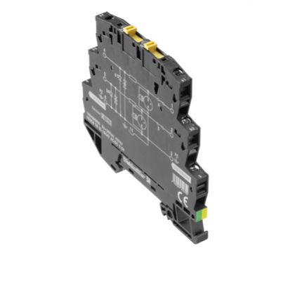 WEIDMULLER VSSC6TRSLLD48VAC/DC0.5A Odgromnik (sieci przesyłu danych/technologia MCR), Ochrona przeciwprzepięciowa, MSR, Cyfrowe, Liczba sygnałów: 1, AC/DC, 48 V, 68 V, 500 mA, Zacisk 1064400000 /10szt (1064400000)